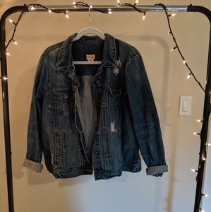 Gap Distressed Denim Jacket